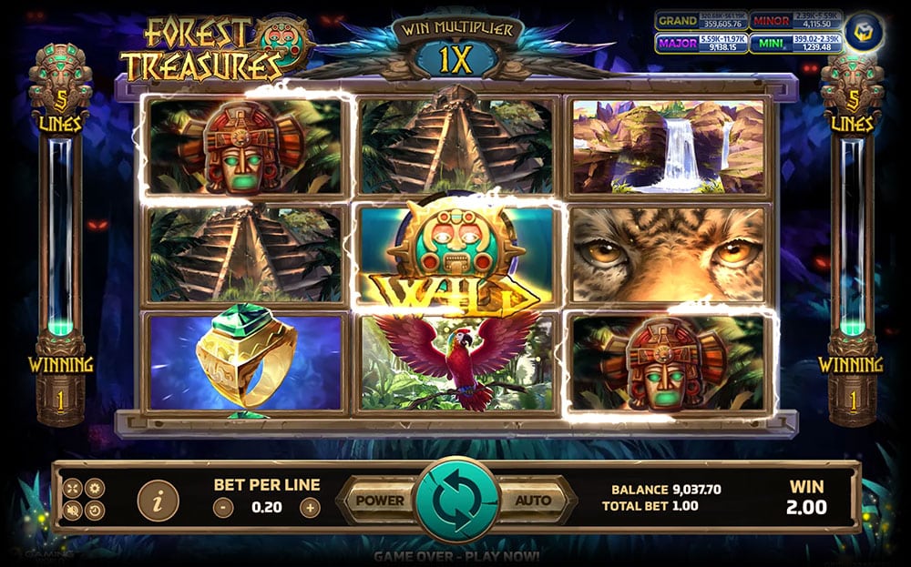 Forest Treasure game play