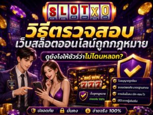 ควรอ่าน วิธีตรวจสอบเว็บสล็อตออนไลน์ถูกกฎหมาย