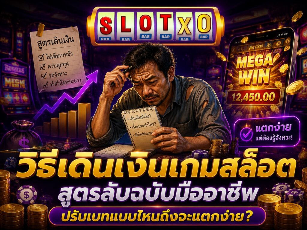 วิธีเดินเงินเกมสล็อต สูตรลับฉบับมืออาชีพ